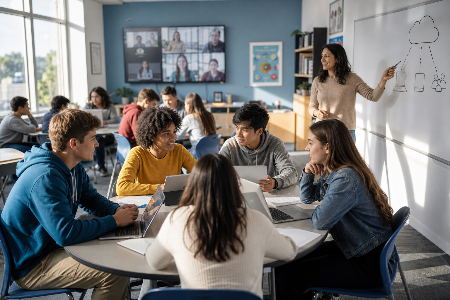 Modern Classroom Tech Collaboration