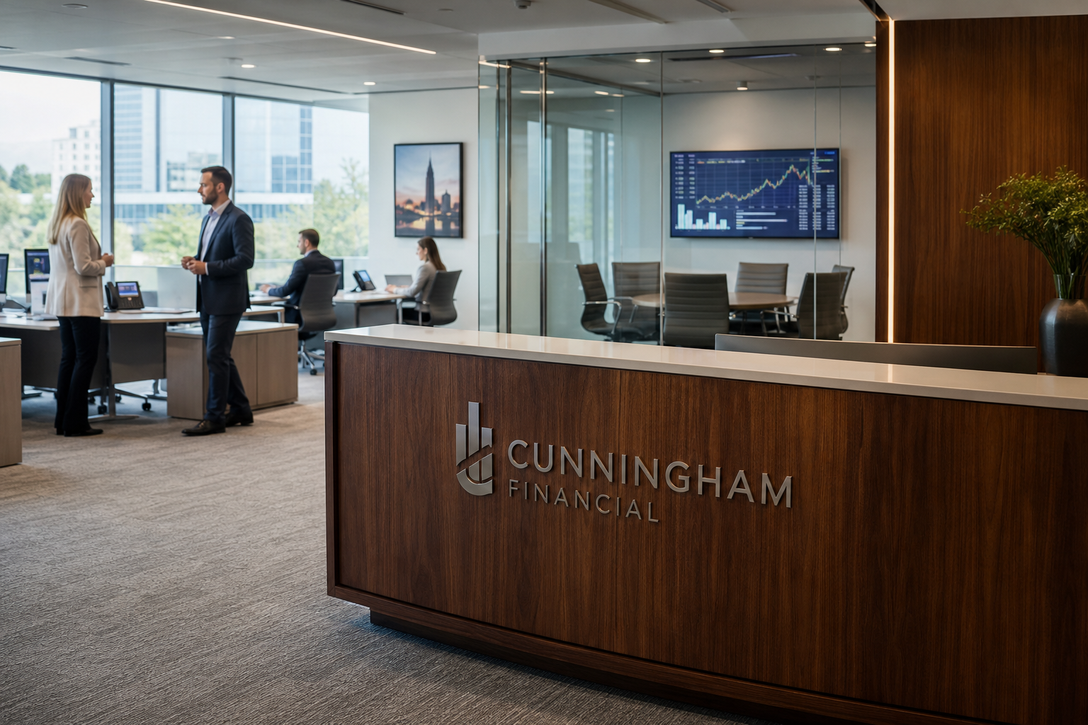 Modern Cunningham Financial Office In Raleigh