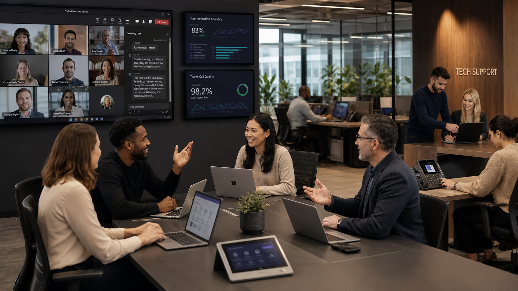 Modern Office Collaboration with UCaaS Integration