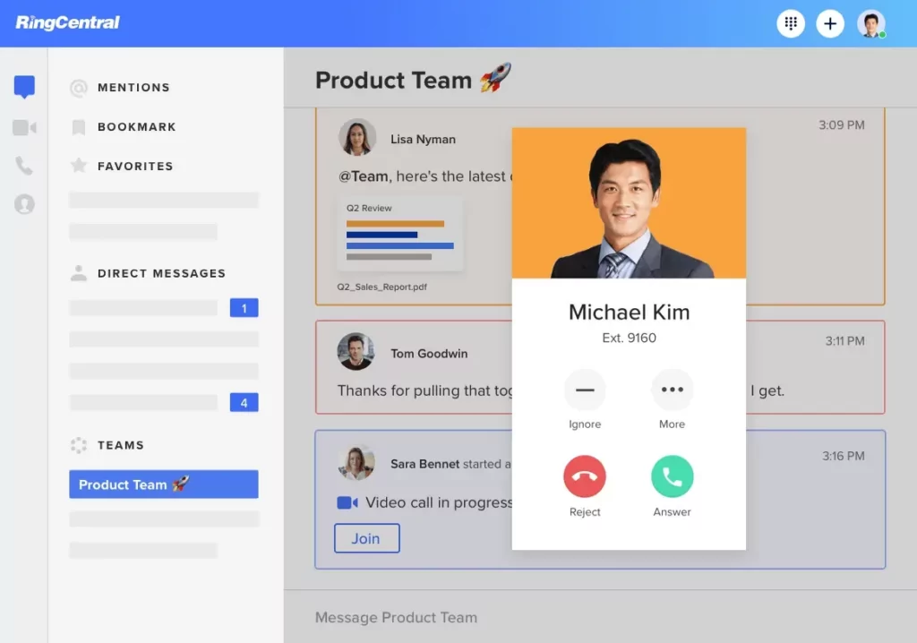 RingCentral integrations